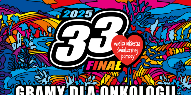 WOŚP 2025, 33. Finał Wielkiej Orkiestry Świątecznej Pomocy.