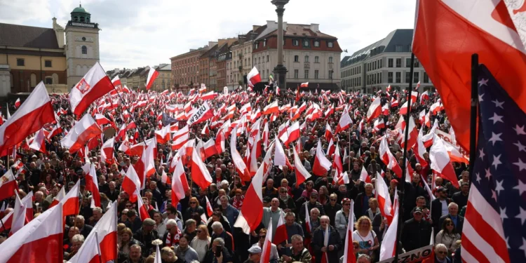 Marsz z okazji 1000-lecia Królestwa Polskiego.