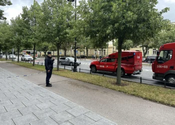 Służby interweniowały przed Kancelarią Premiera.