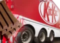 Kradzież transportu 12 ton batonów KitKat.